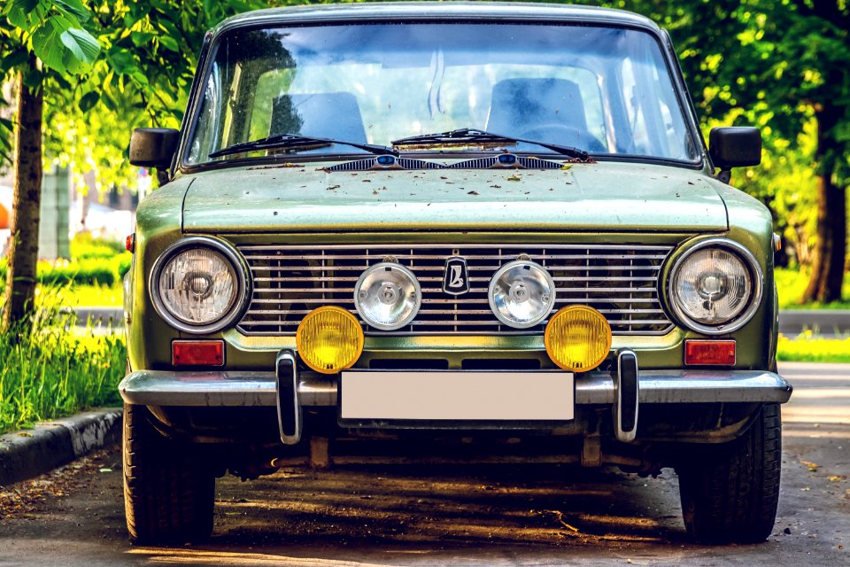 Russian retro car