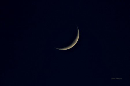 Waxing crescent 1
