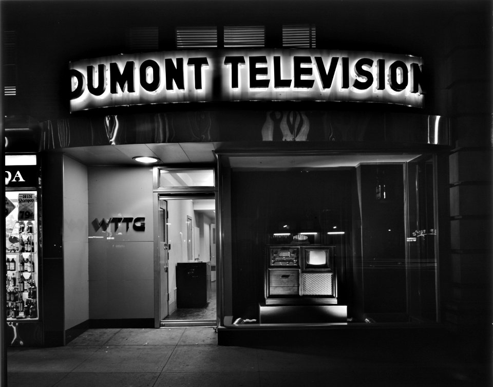 Television Noir: Exterior of Dumont Television, 12th Street. March 10 1948