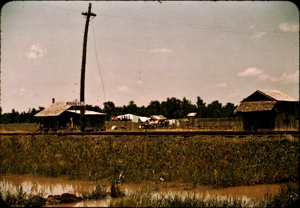 A rural scene in Louisiana, 1940.