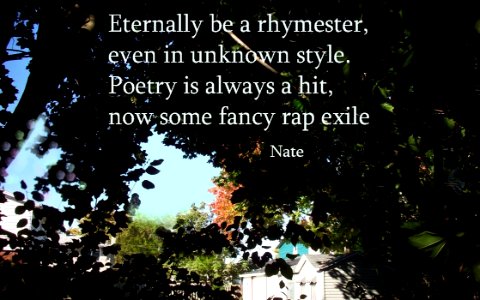be a rhymester