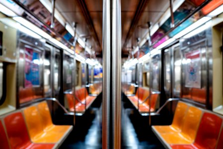 an empty 1 train photo