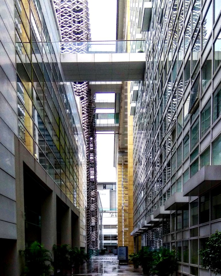 Gap between buildings in Putrajaya