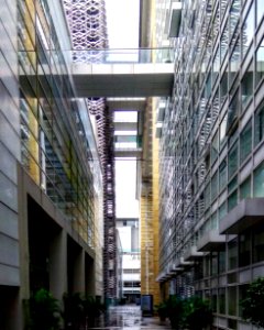 Gap between buildings in Putrajaya
