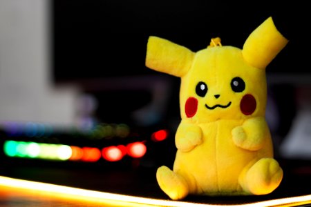 Pikachu with Bokeh Balls photo