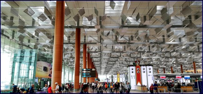 changi airport T3 departure hall photo