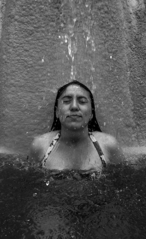 La dama en el agua.