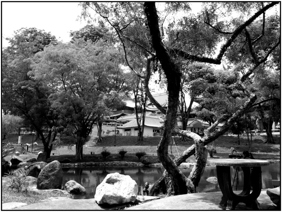 Bright Hill Temple garden