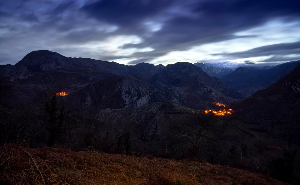 amanecer en la montaña