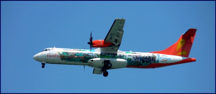 Malaysia Firefly ATR-72 turboprop