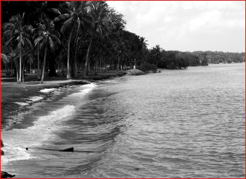 pasir ris park - high tide