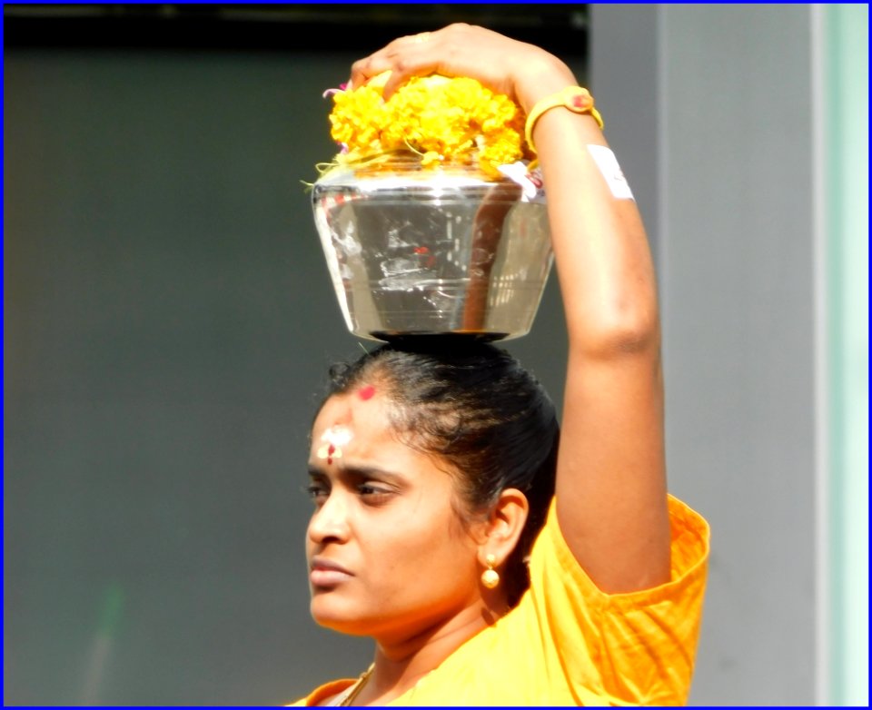 21Jan2019 - thaipusam - carrying milk pot photo