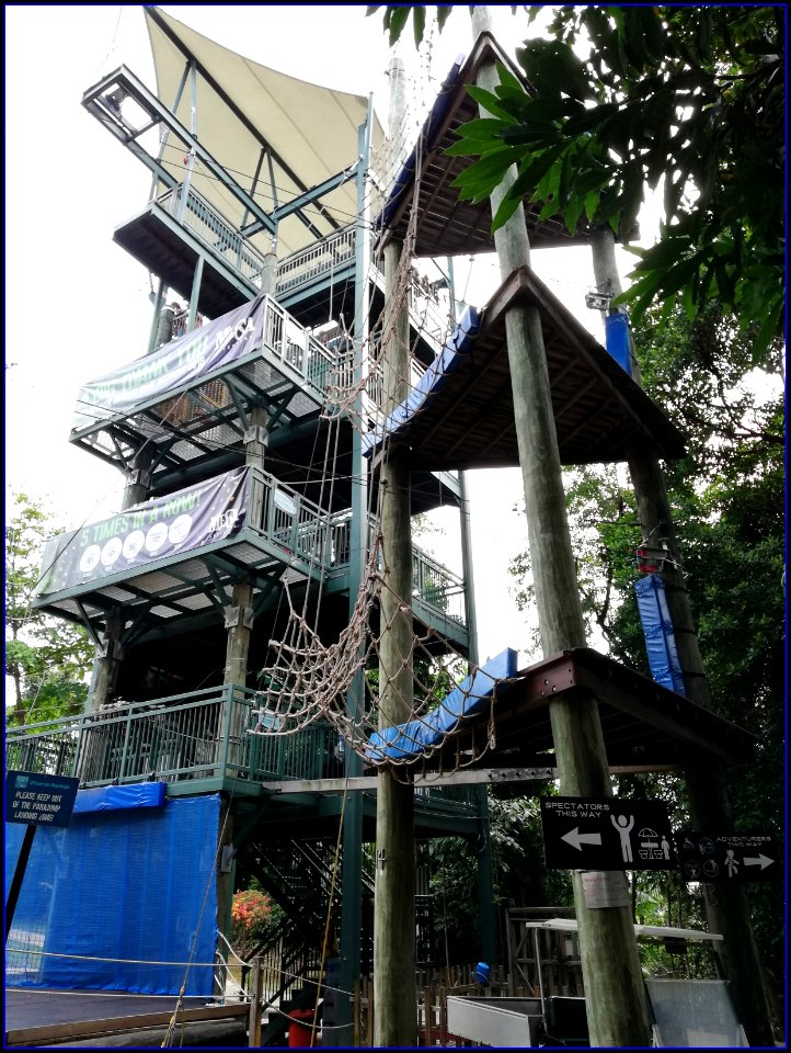 30 mega adventure station @ Sentosa mega adventure park