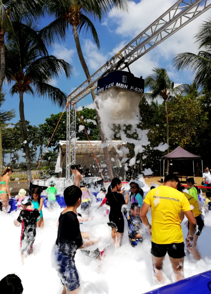 Funfest 2019 @ Sentosa - foam station
