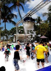 Funfest 2019 @ Sentosa - foam station photo