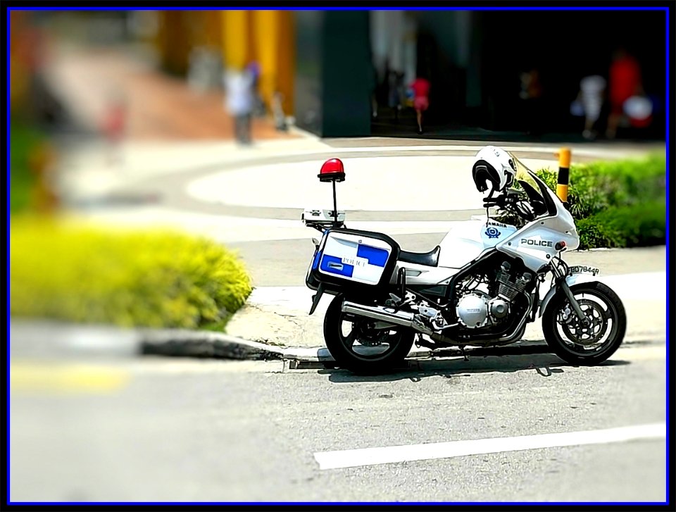 traffic police motorcycle