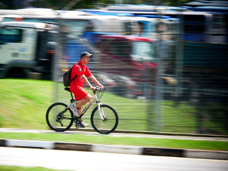 cycling panning
