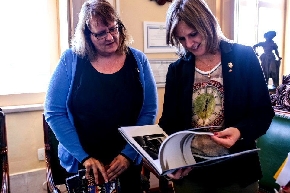 12.03.2018 Visita da Cônsul Estados Unidos em Porto Alegre, Julia Harlan - Fotos Gustavo Mansur