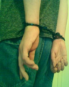handcuffed