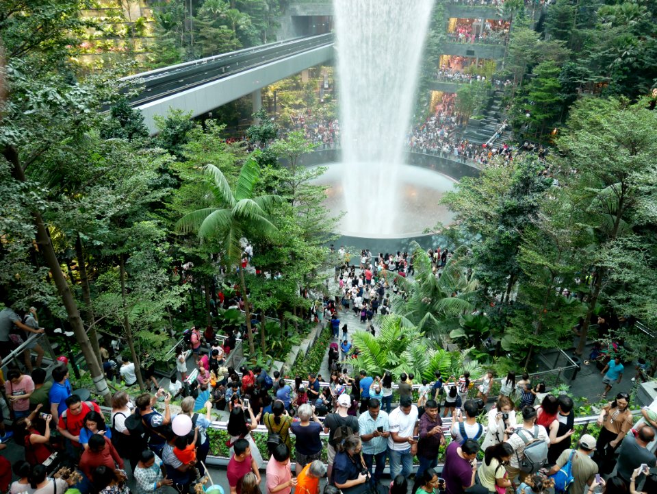 Jewel@Changi Airport - people are not here to take planes but pictures photo