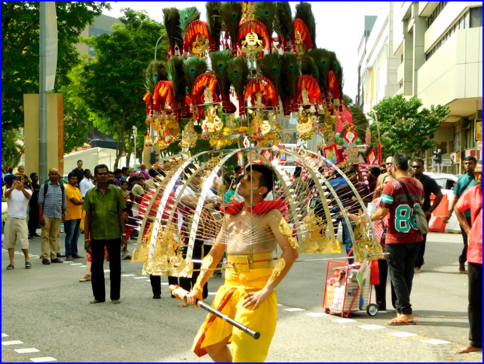 21Jan2019 -thaipusam - kavadis carrying