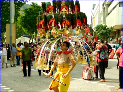 21Jan2019 -thaipusam - kavadis carrying photo