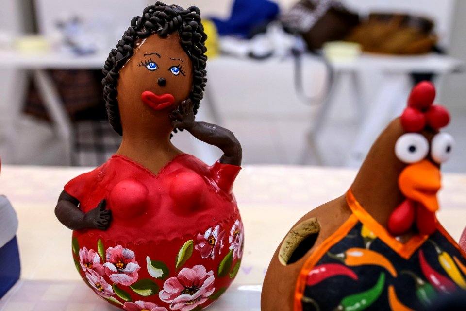 26.07.2018 Curso Retrate de pintura em porongo - Fotos Gustavo Mansur