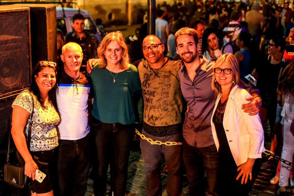 10.12.2017 - Prefeita Paula Mascarenhas e vice Idemar Barz na chegada do Papai Noel e entrega da chave da cidade