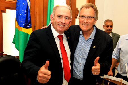 19.02.2018 - Vice prefeito Idemar Barz participa da Assembléia Geral Ordinária de eleição e posse da nova diretoria da Azonasul, em Rio Grande/RS - Foto: Gustavo Vara
