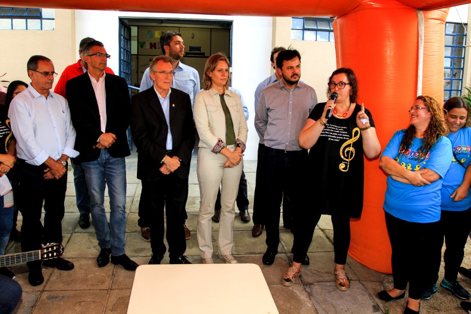 02.04.2018 - Prefeita Paula Mascarenhas e o vice Idemar Barz durante inauguração do novo Centro de Autismo Dr. Danilo Rolim de Moura - Foto: Gustavo Vara