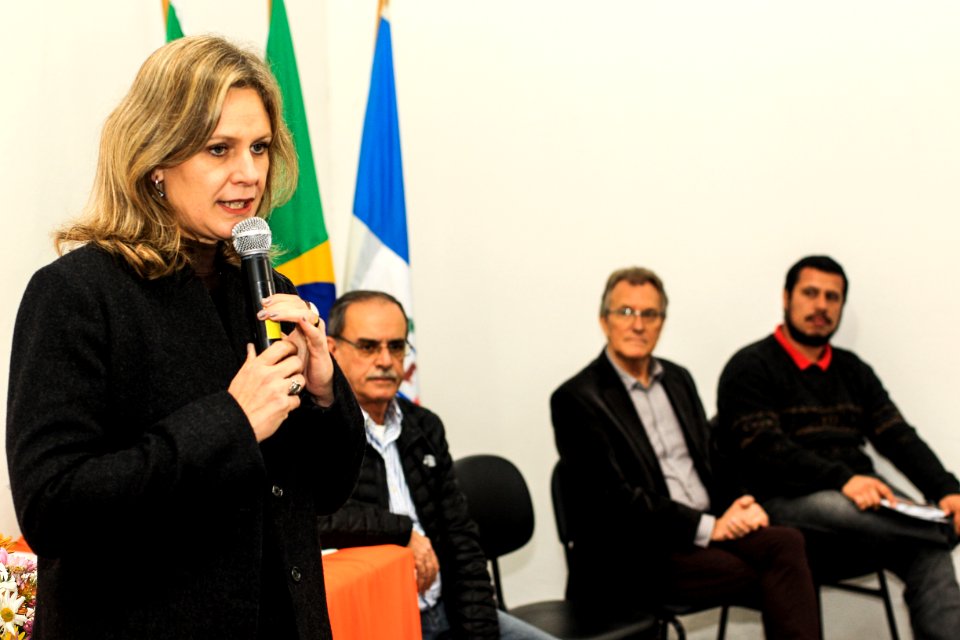 12.06.2018 - Prefeita Paula Mascarenhas e o vice Idemar Barz durante Posse do Conselho Municipal da Merenda Escolar - Foto: Gustavo Vara
