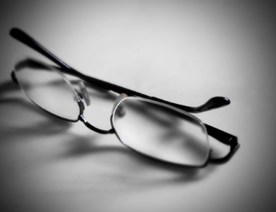 a cheap pair of reading glasses photo