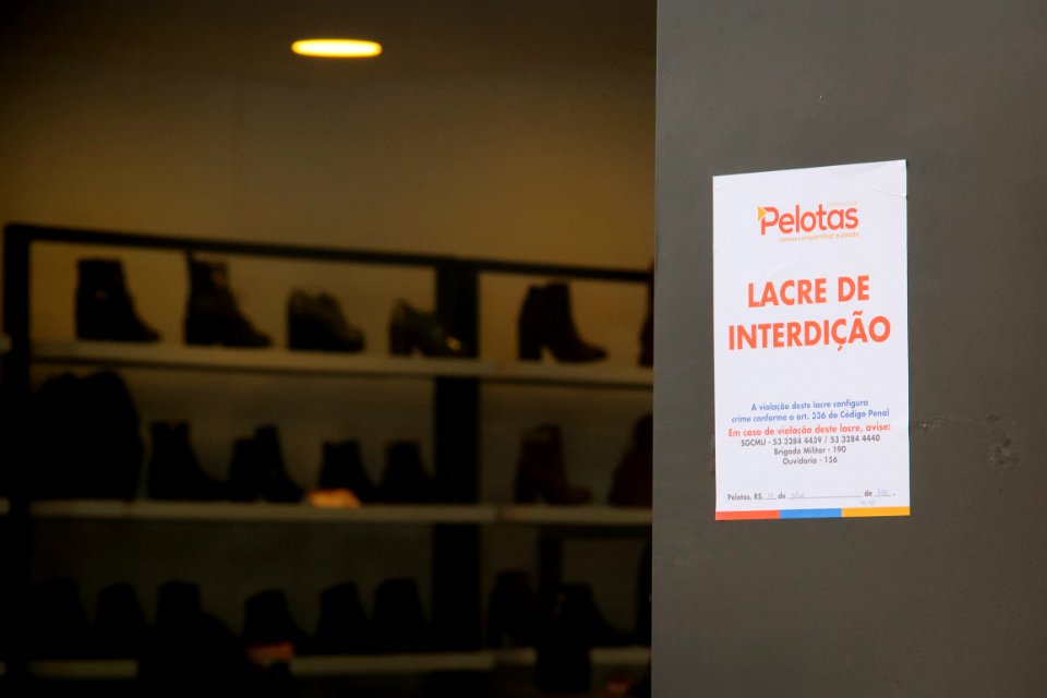 10.07.2020 – Fiscalização do Comercio de Pelotas Foto: Rodrigo Chagas