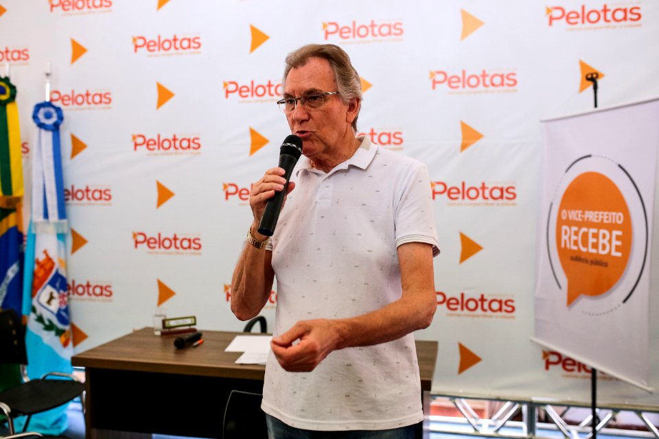 12.04.2018 Vice prefeito recebe - Fotos Gustavo Mansur