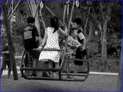 fun day @ redeveloped jurong lake gardens - inclusive swing photo