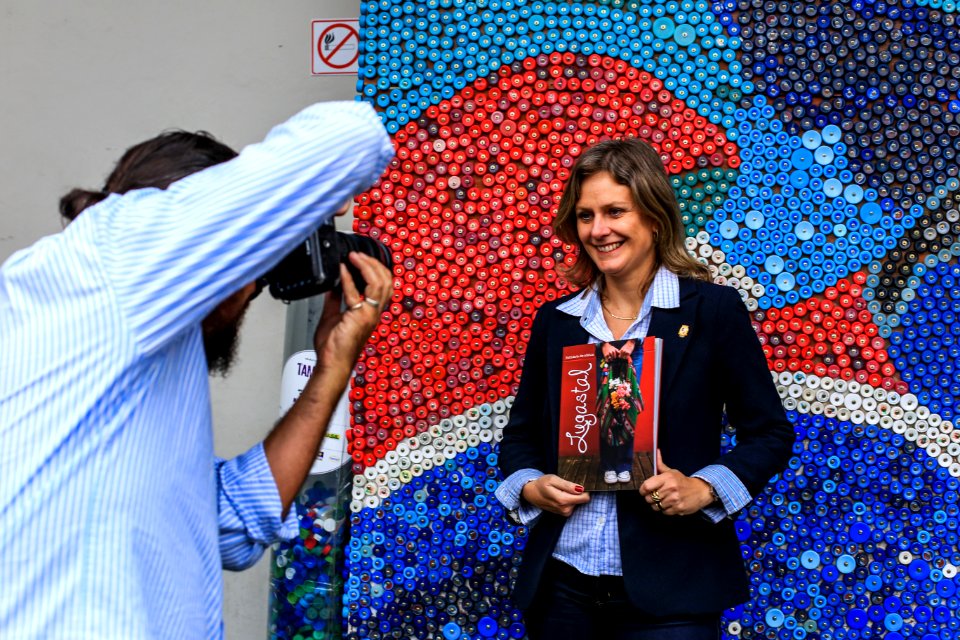 18.12.2017 - Prefeita Paula Mascarenhas no lançamento do Livro Relicário de afetos - Lu Gastal