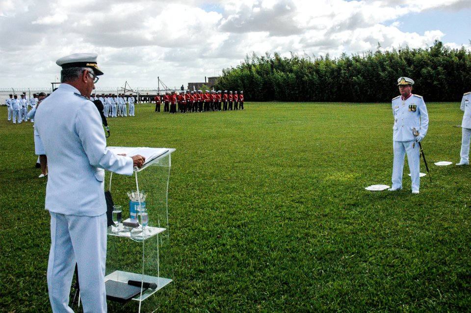 11.12.2017 - Vice-prefeito Idemar Barz na cerimônia de transmissão de Cargo de Comandante do 5º Distrito Naval