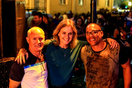10.12.2017 - Prefeita Paula Mascarenhas e vice Idemar Barz na chegada do Papai Noel e entrega da chave da cidade