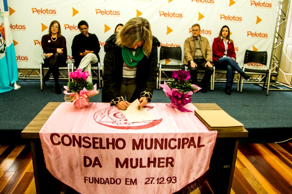 11.09.2019 -  Prefeita Paula Mascarenhas no evento de posse do Conselho dos Direitos da Mulher - Foto: Gustavo Vara