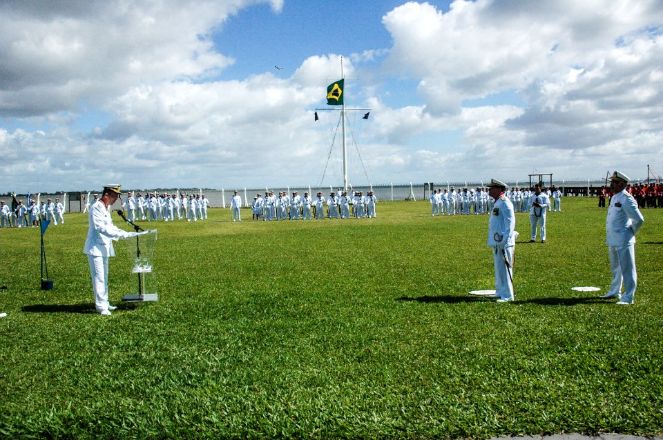 11.12.2017 - Vice-prefeito Idemar Barz na cerimônia de transmissão de Cargo de Comandante do 5º Distrito Naval