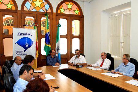 19.02.2018 - Vice prefeito Idemar Barz participa da Assembléia Geral Ordinária de eleição e posse da nova diretoria da Azonasul, em Rio Grande/RS - Foto: Gustavo Vara