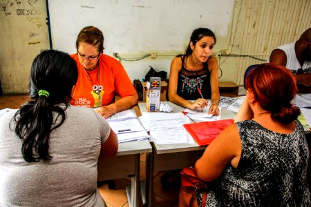 12.01.2018 - Cadastro do cartão reforma no bairro Dunas