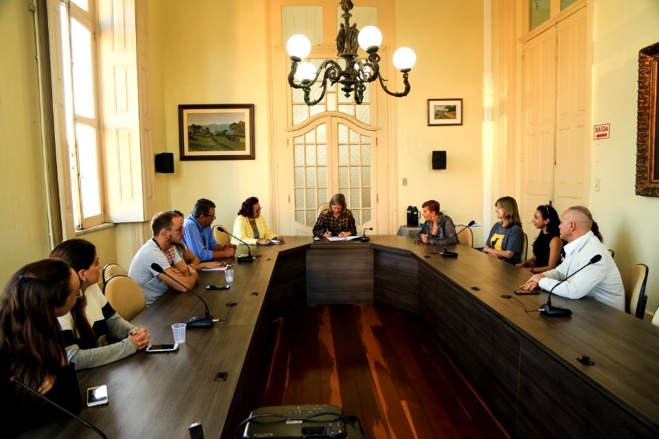 05.04.2018 - Prefeita Paula Mascarenhas durante Assinatura do convênio com a SOS Animais - Foto: Gustavo Vara