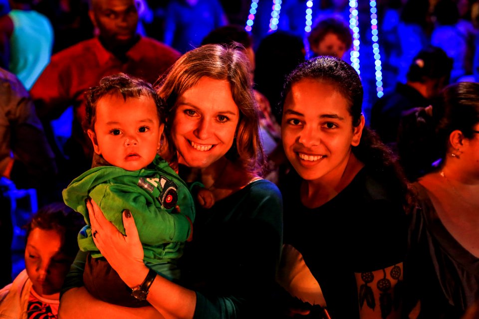 10.12.2017 - Prefeita Paula Mascarenhas e vice Idemar Barz na chegada do Papai Noel e entrega da chave da cidade