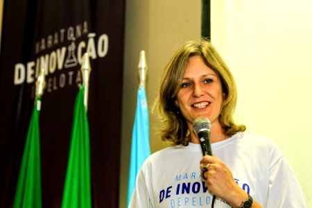 29.10.2017 - Prefeita Paula Mascarenhas participa do  encerramento da Maratona de Inovação de Pelotas