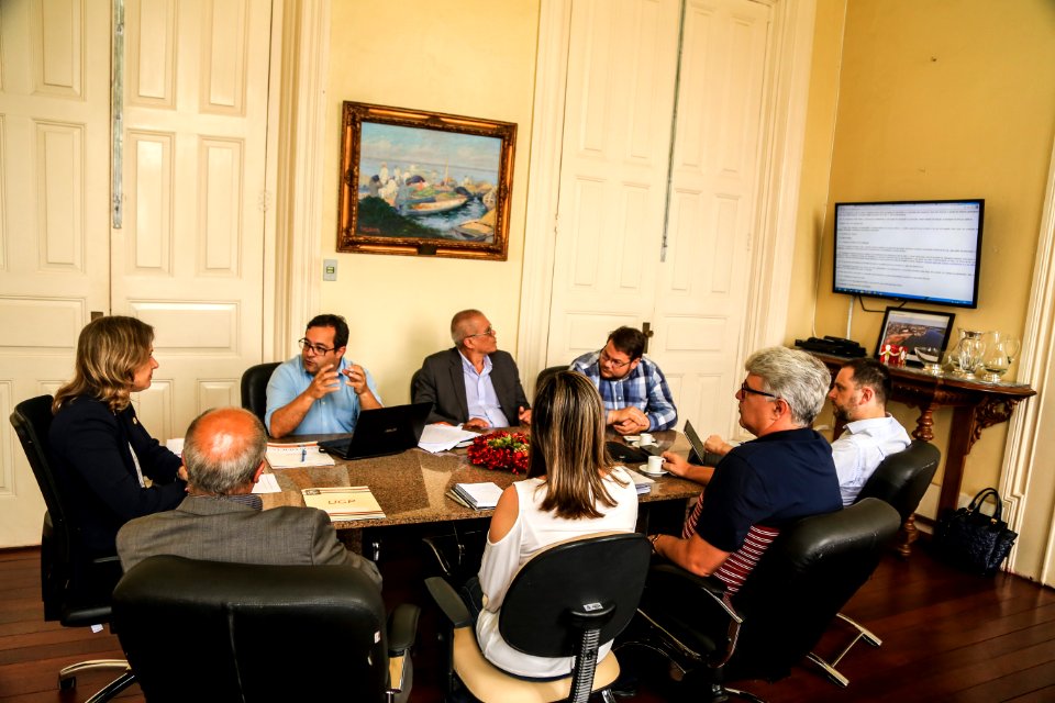 19.12.2017 - Prefeita Paula Mascarenhas na reunião do Comitê Gestor do Programa de Parcerias do Município
