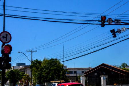 19.01.2018 - Novo semáforo na praça 20 de Setembro esquina com a rua Baltazar Brum