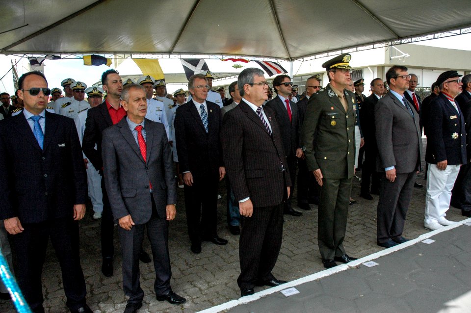 11.12.2017 - Vice-prefeito Idemar Barz na cerimônia de transmissão de Cargo de Comandante do 5º Distrito Naval