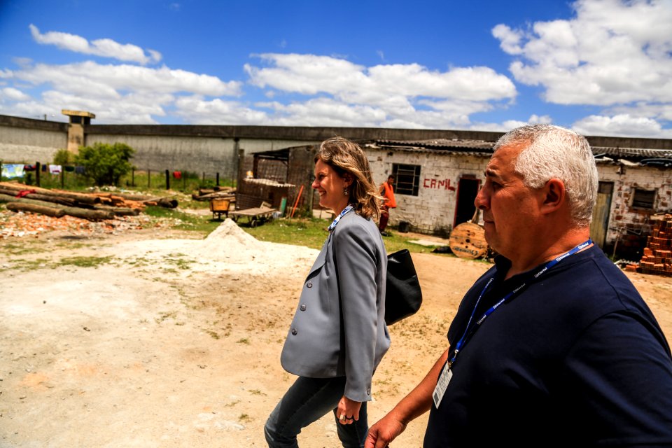 11.12.2017 - Prefeita Paula Mascarenhas em visita e almoço no Presídio Regional de Pelotas