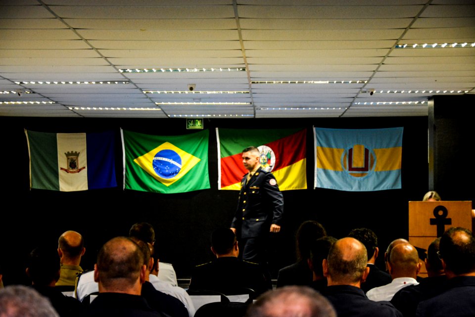 13.12.2017 - Vice-prefeito Idemar Barz na Passagem de Comando do 3º Batalhão de Bombeiro Militar